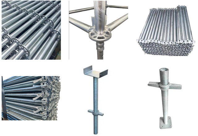 Galvanized Scaffolding U Head Jack Base and Screw Jack Stands Shoring Jack Scaffold Base Plates